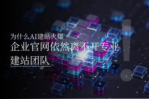 为什么AI建站火爆，企业官网依然离不开专业建站团队？