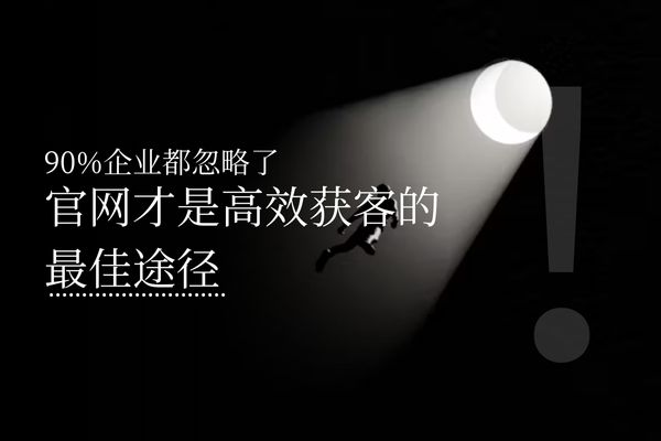 90%企业都忽略了！官网才是高效获客的最佳途径